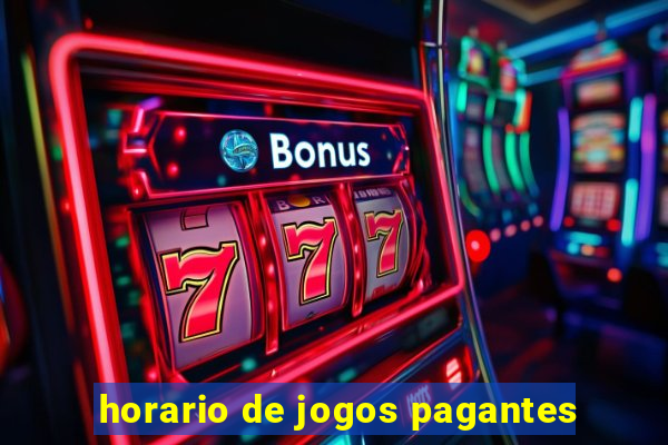 horario de jogos pagantes